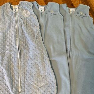 Bundle of 3 Halo Fleece Sleep Sacks Size S